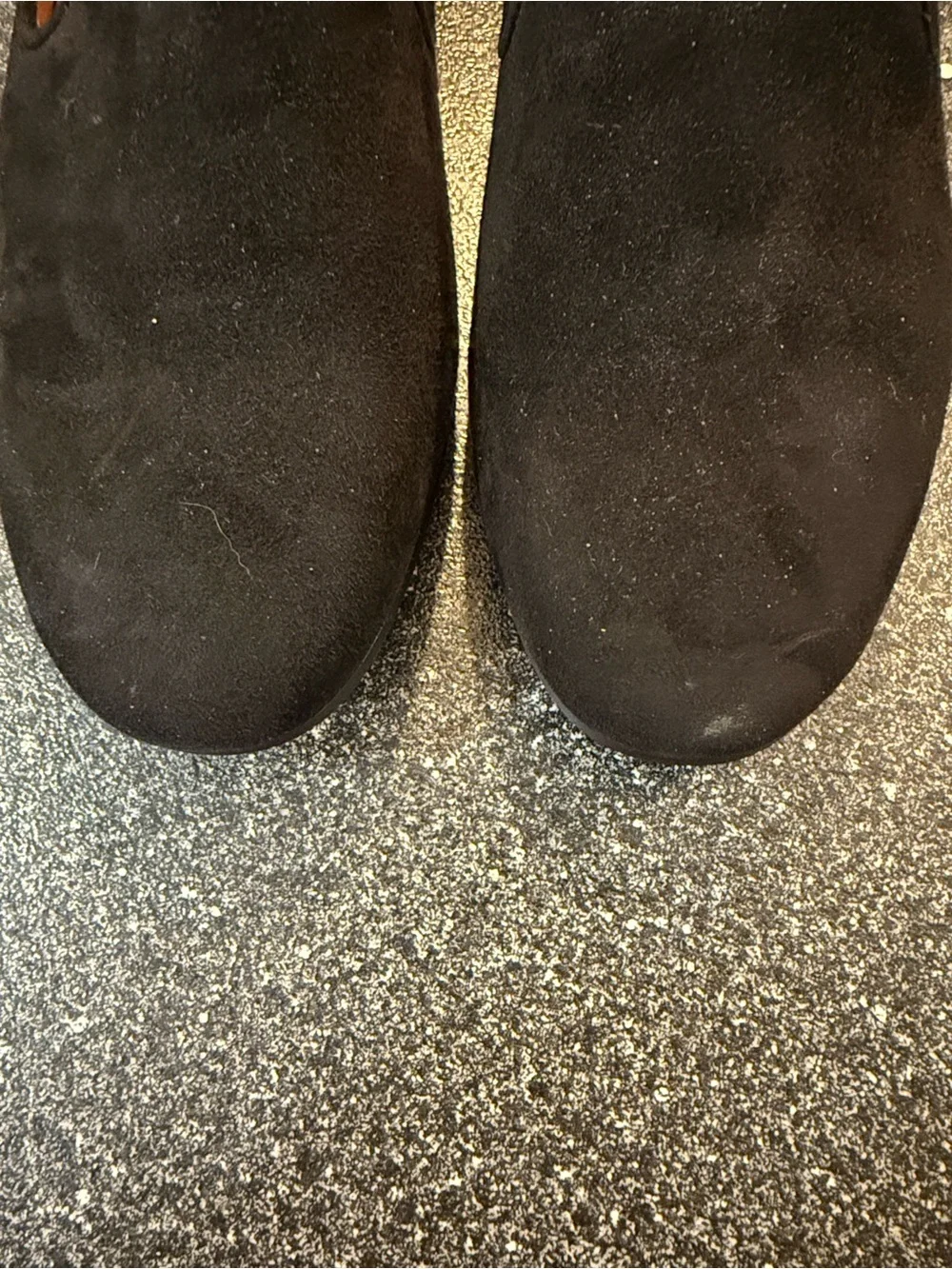 Vionic Black Suede Women's Willa Slip-On Loafers - size 8
